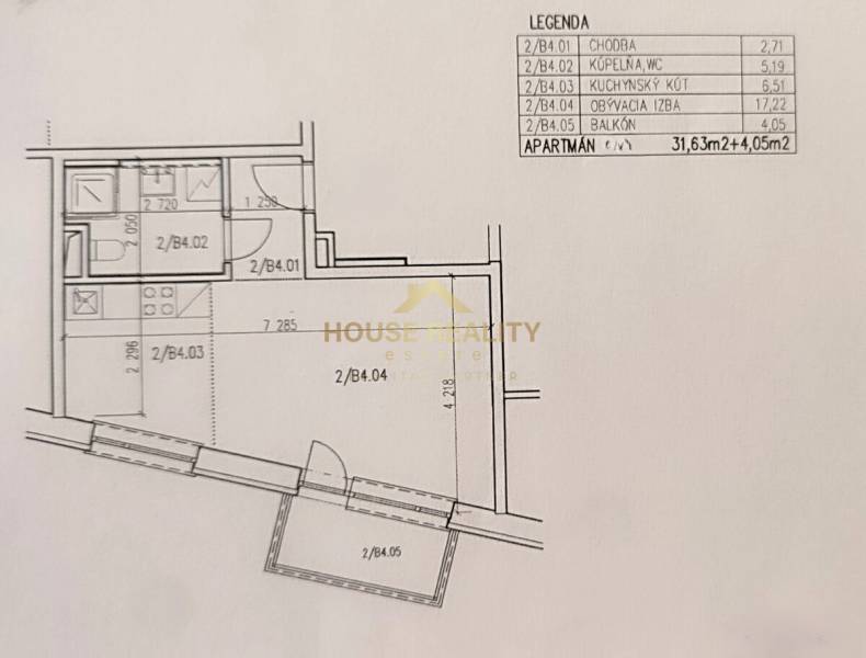Novostavba 1 izbový byt s balkónom, Pekná cesta, Bratislava III. Rača