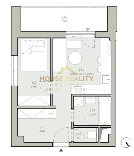 NOVOSTAVBA 2 izbový byt, Junácka ulica, Bratislava III. Nové Mesto